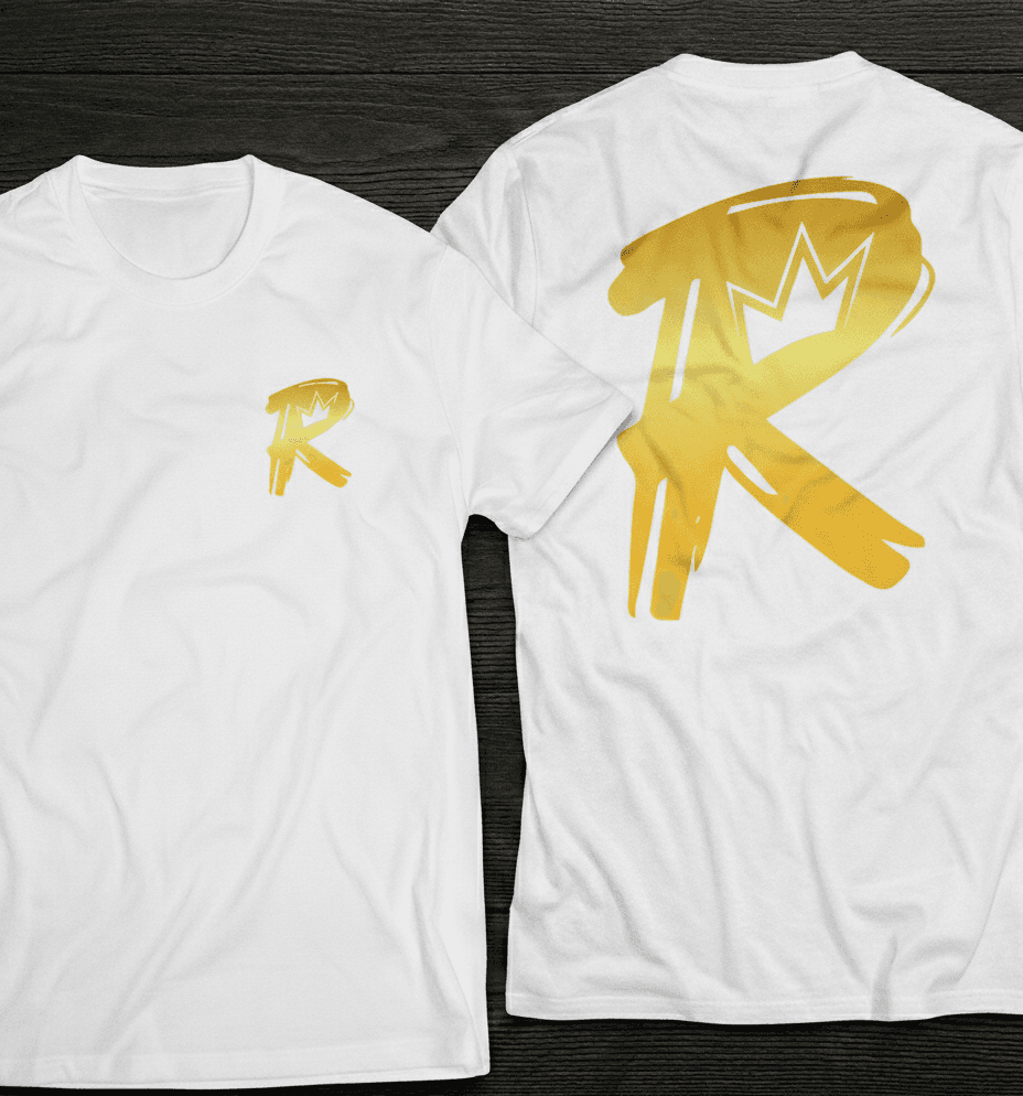 Camiseta Respetao Gold Blanca