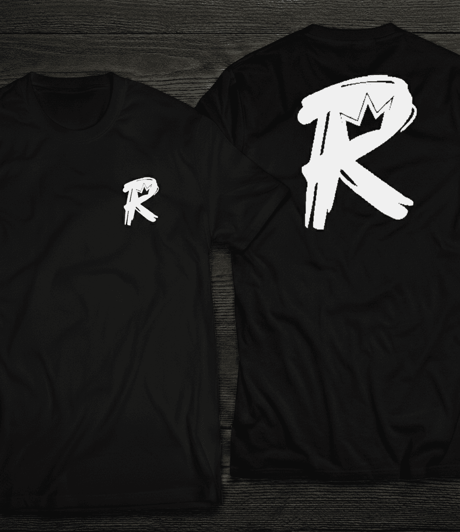 Camiseta Respetao Negra/Blanco